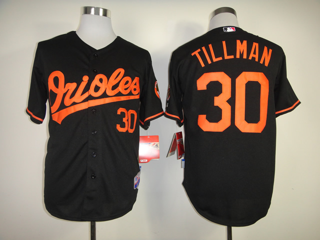 Men Baltimore Orioles 30 Tillman Black MLB Jerseys